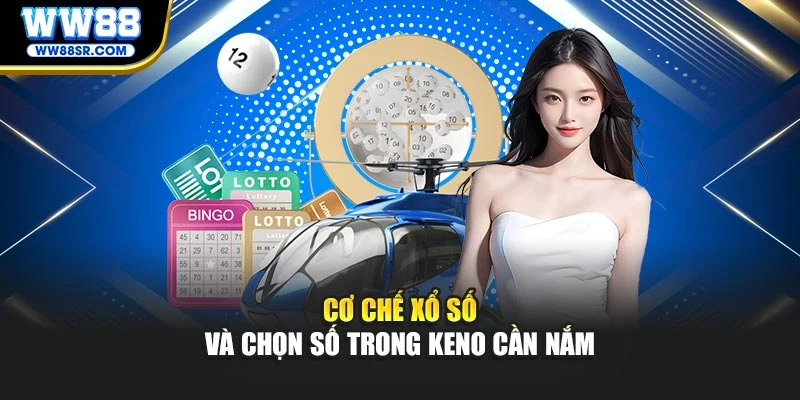 Cơ chế xổ số và chọn số trong Keno cần nắm