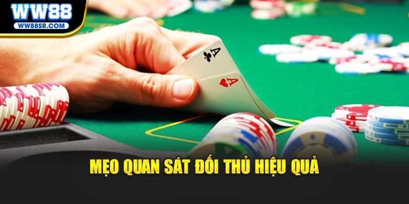 Mẹo quan sát đối thủ hiệu quả