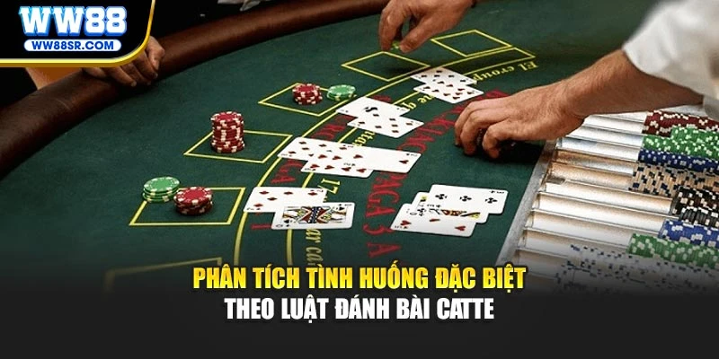 Phân tích tình huống đặc biệt theo luật đánh bài Catte